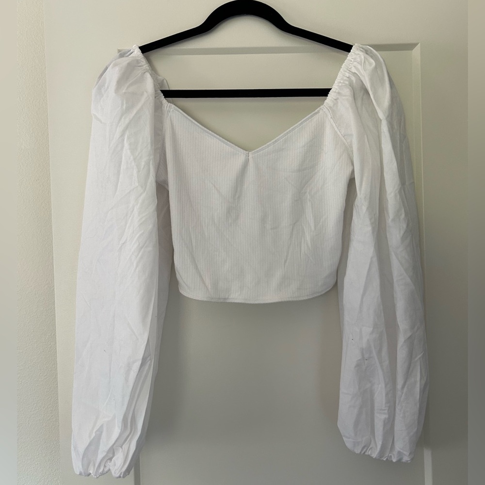 NWT Abercrombie White Blouse